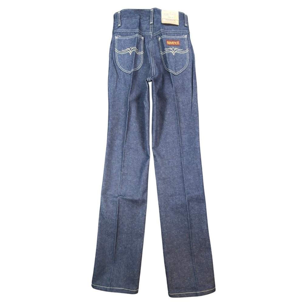 Maverick Jeans Boys 16 Slim Vintage 70s 80s Dark Wash Straight Leg Denim USA NWT
